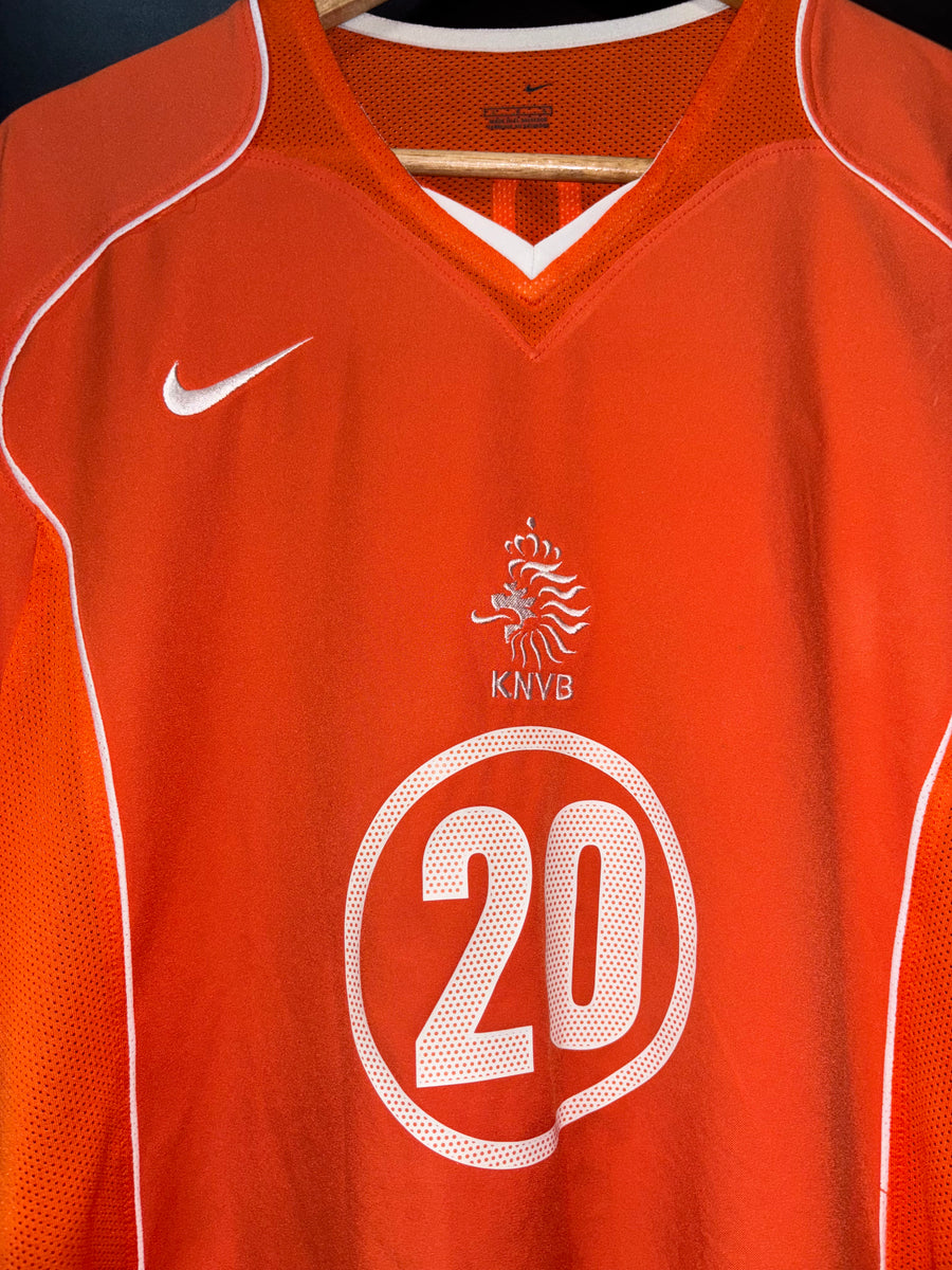 NETHERLANDS SEEDORF 2004-2005 ORIGINAL JERSEY Size L