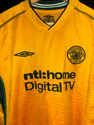 CELTIC LARSSON 2002-2003 ORIGINAL JERSEY SIZE S