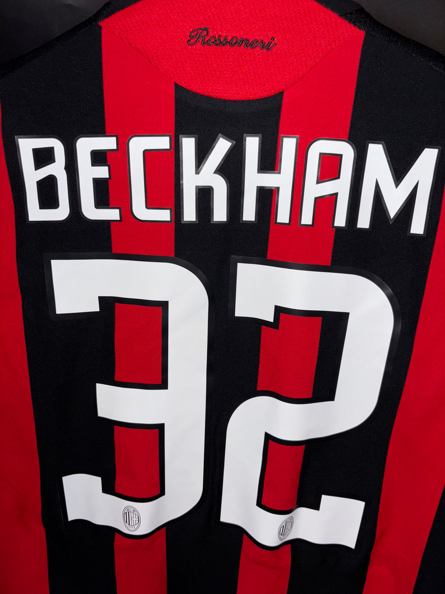 AC MILAN BECKHAM 2008-2009 ORIGINAL JERSEY Size M