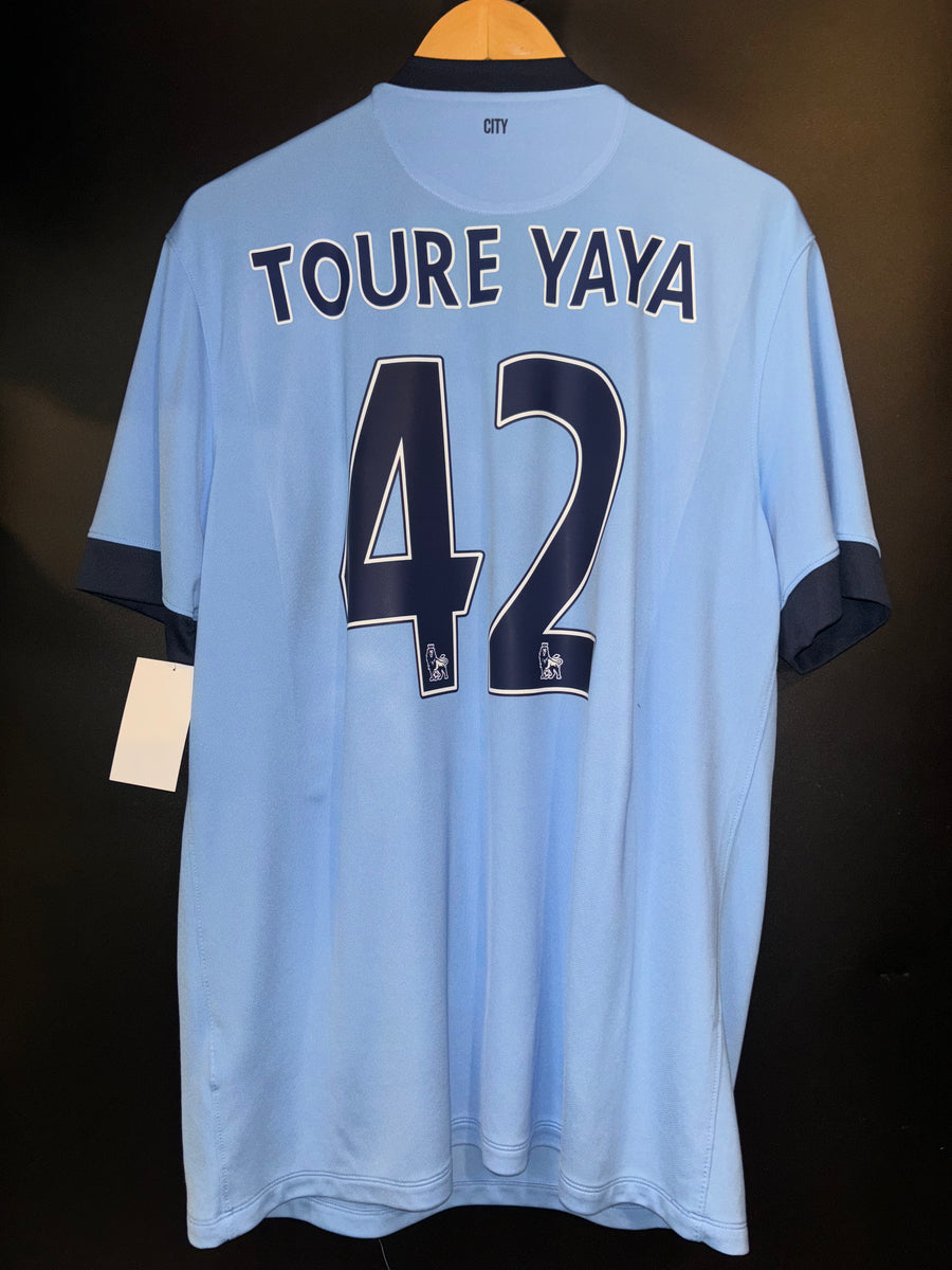 MANCHESTER CITY YAYA 2014-2015 ORIGINAL JERSEY Size XL