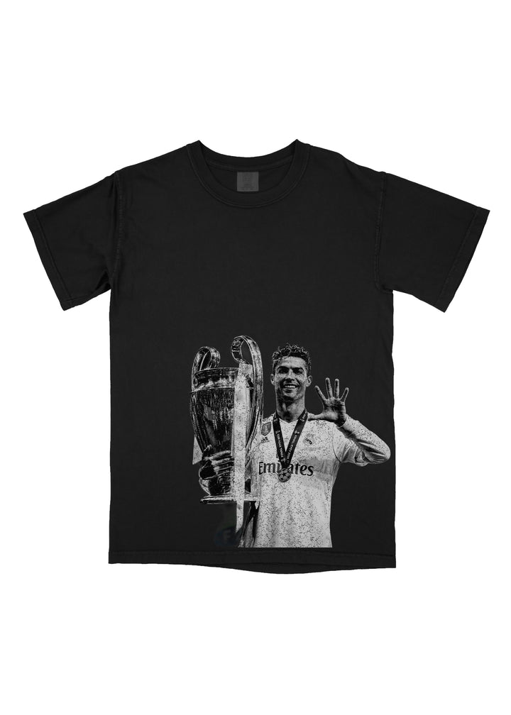 CR7 FIVE CHAMPIONS LEAGUES TEE