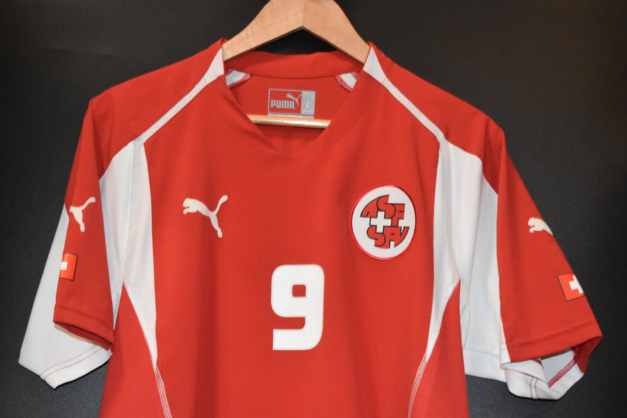 SWITZERLAND FREI 2004  EURO CUP ORIGINAL JERSEY Size L